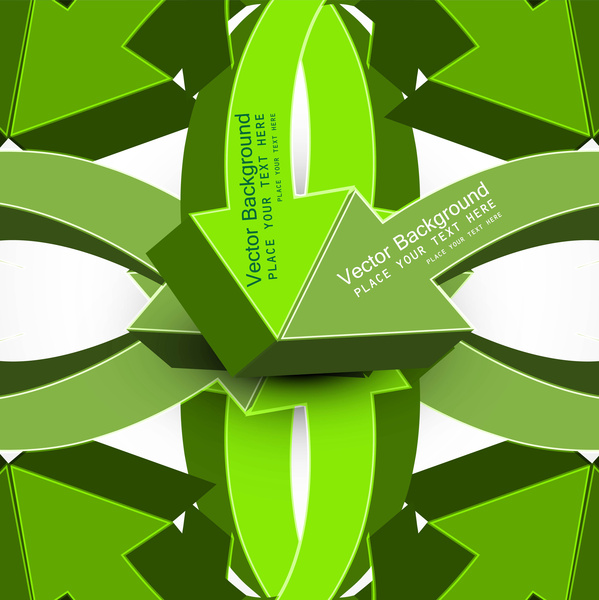 struttura colorata verde freccia vettoriale astratto