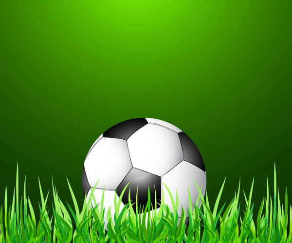 vector de fútbol color hierba verde abstracto