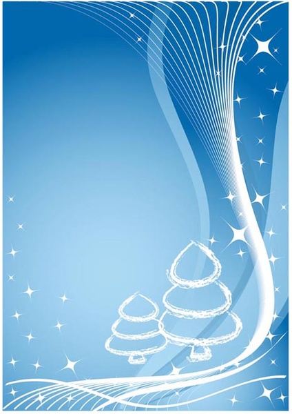 abstrakte Linien-Design mit Schlaganfall merry Christmas Tree Vector wallpaper