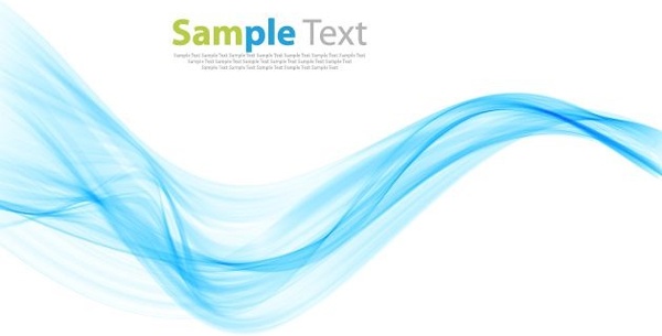 抽象現代設計背景與藍色波浪向量例證