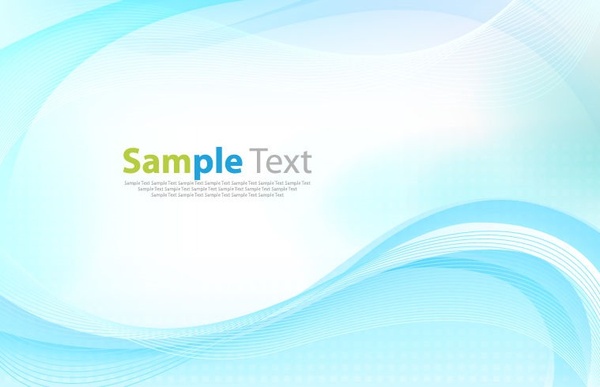 Abstract Nattier Blue Wave Background Vector Graphic