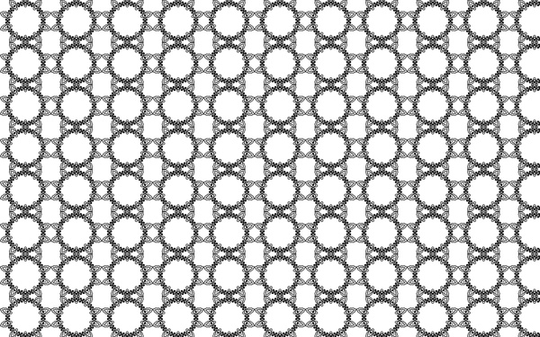 pola abstrak latar belakang dengan ilustrasi lingkaran hitam putih