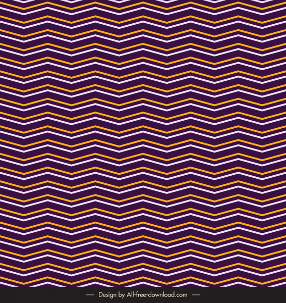 Abstract Pattern Zigzag Lines Sketch Illusion Design
