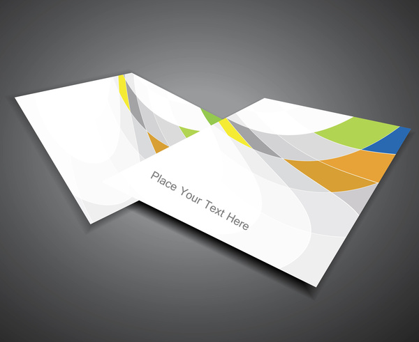 abstrak profesional mosaik bisnis perusahaan brosur vektor