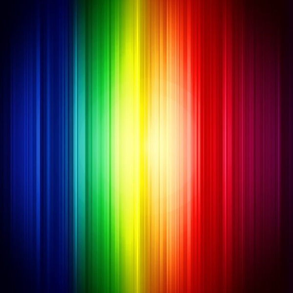 Abstract Rainbow Colorful Vertical Striped Vector Background