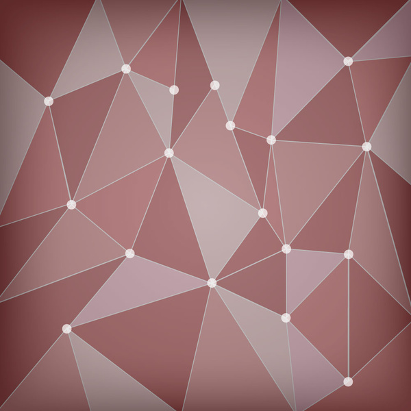 Abstrakt rot polygon