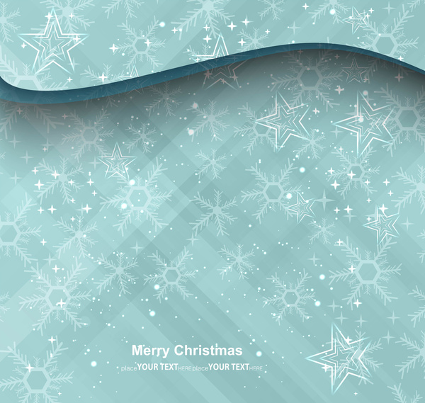 abstrak kepingan salju, pohon Natal, cerah warna-warni vektor