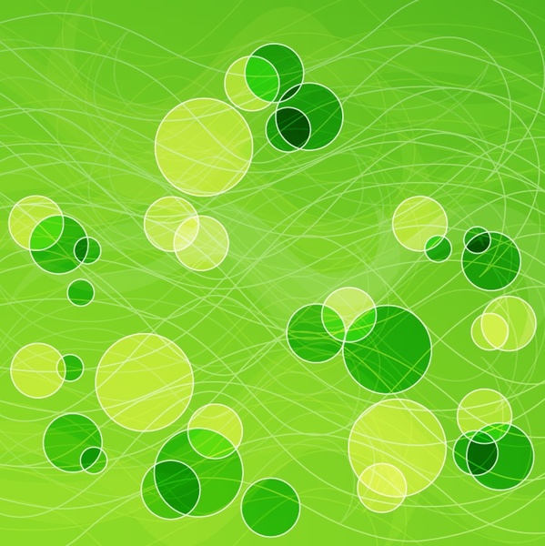abstrak musim semi hijau latar belakang vektor ilustrasi