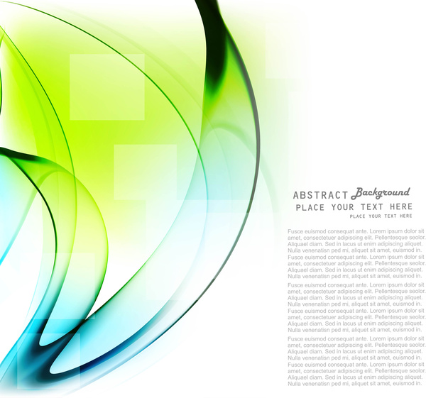 Abstract Technology Colorful Shiny Wave Vector Design