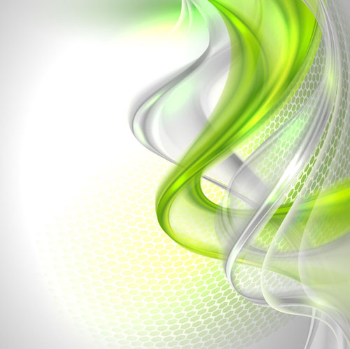 vector de fondo abstracto eco verde ondulado estilo