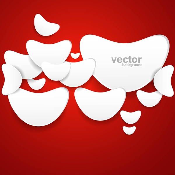 vector de fondo abstracto círculo blanco ilustración