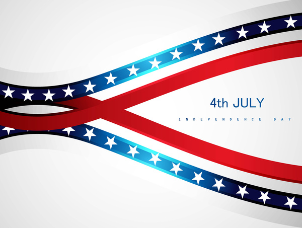 astratto giorno di indipendenza americana del 4 luglio