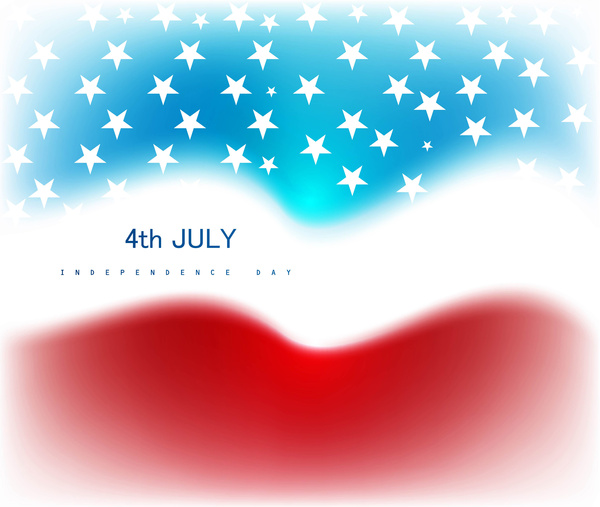 抽象的な 7 月 4 日アメリカ独立記念日ベクトル