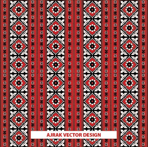 Ajrak Pattern Sindhi