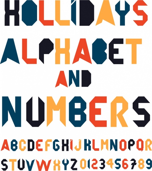 capitale di alfabeto sfondo colorato arredamento intensa lettering icone