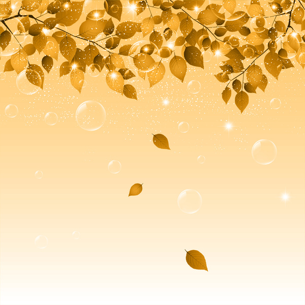 musim gugur daun warna latar belakang