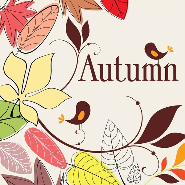 ベクトルを描画秋の自然