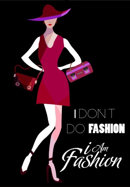 torby reklama modny model ikona decor.