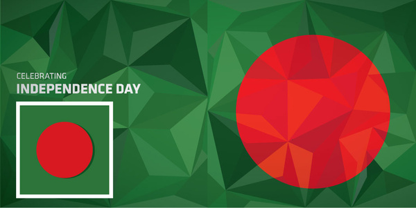 projeto de bandeira do Bangladesh para o dia da independência