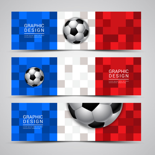 Banner euro sepak bola Piala Prancis 2016 banner