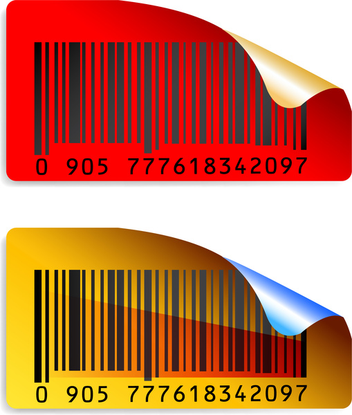 Barcode-Aufkleber