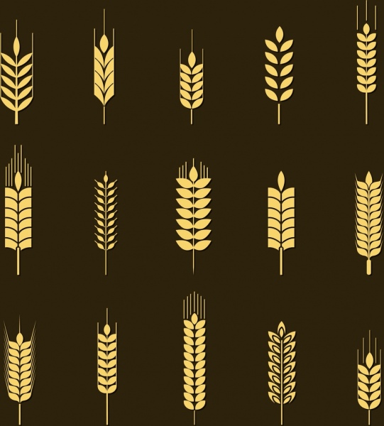 大麦黄图标背景分离