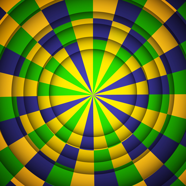 bela Brasil bandeira conceito textura geométrica colorida fundo ilustração a