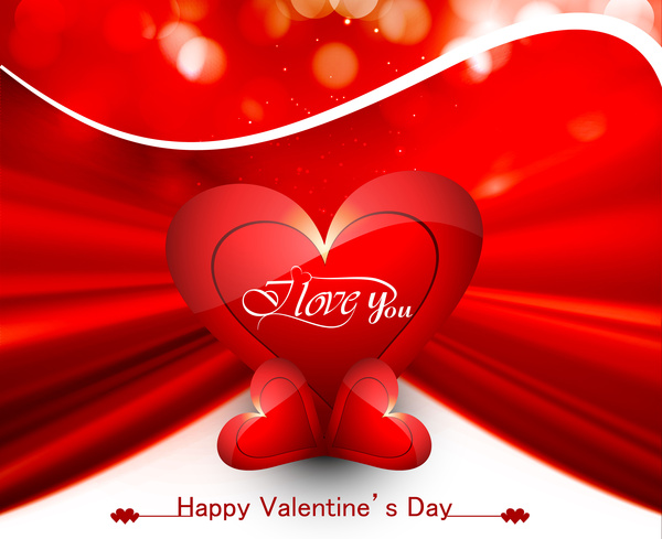 schöne Freunde Herz ewig für happy Valentines Tag stilvoll Text farbigen Hintergrund Vektor
