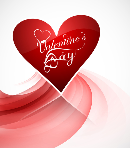 bei amici per sempre per felice giorno di San Valentino cuore elegante testo colorato sfondo vettoriale