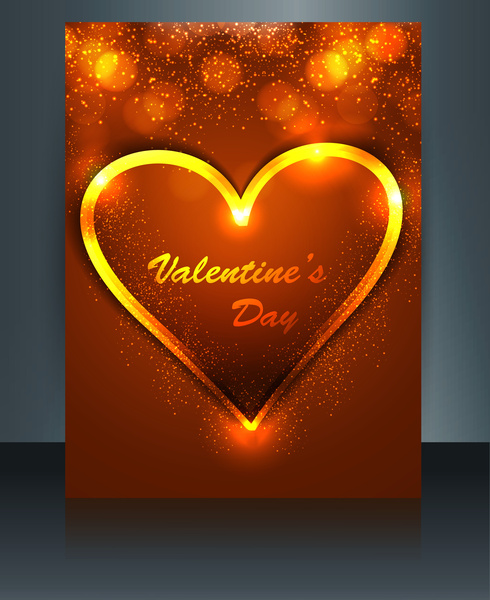 hermosa amigos para siempre de feliz día de San Valentín corazón vector de colores de fondo de texto con estilo