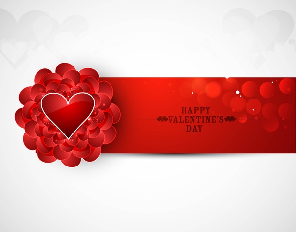 desain kartu cantik hati bergaya teks hari kasih sayang