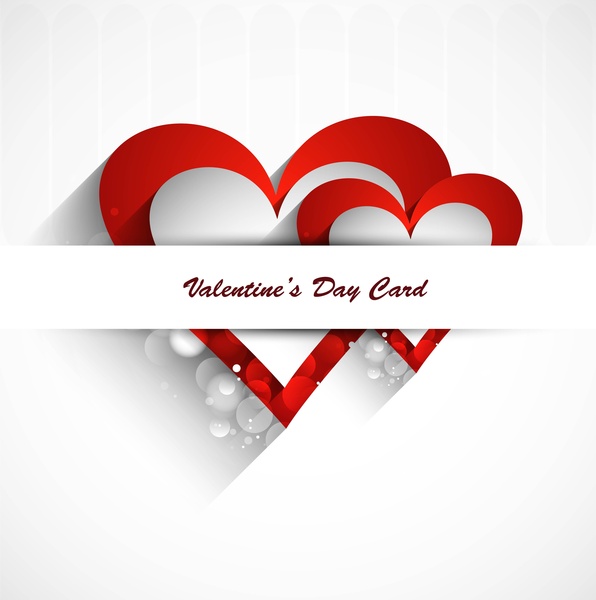mutlu sevgililer günü kartı fantastik plan vektör için güzel kalpler