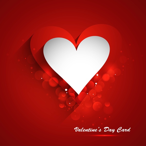 đẹp trái tim cho ngày Valentine hạnh phúc thẻ tuyệt vời nền vector