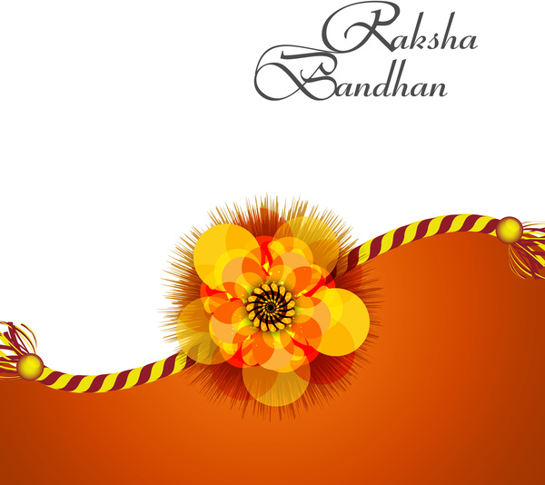 For rakhi festival background design Royalty Free Vector