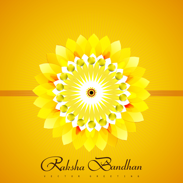 красивая Ракша bandhan яркий Разноцветный фон