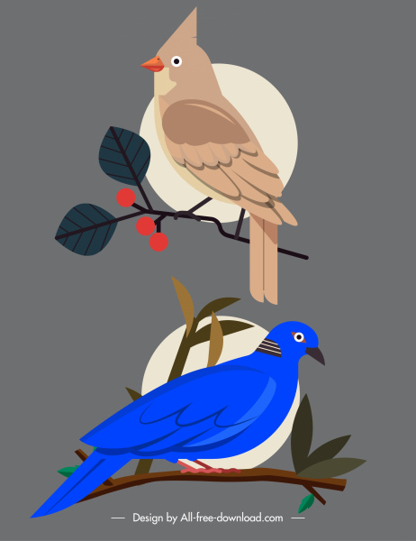 aves especies iconos de bigotes rojos bosquejo de paloma