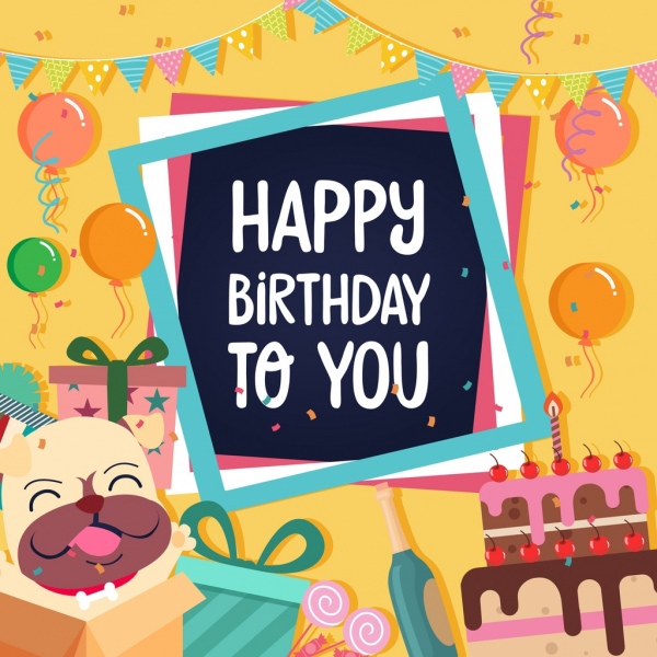 regalos de banner de cumpleaños pastel de la decoración de globo