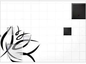 черные цветочные искусство на серый и белый сетки шаблон вектор брошюра