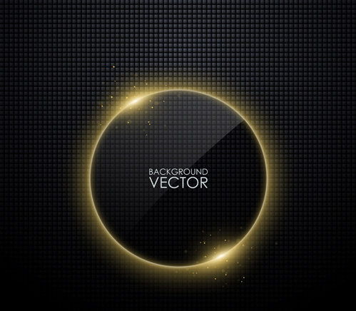 schwarze Glasrahmen Vektor-Hintergrund