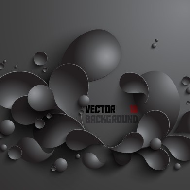 Black Paper Vector Background