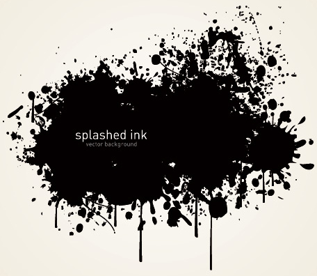 Black Splash Background