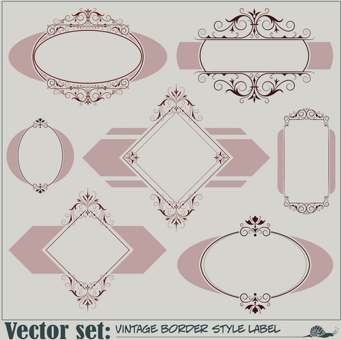 frame kosong desain vektor koleksi