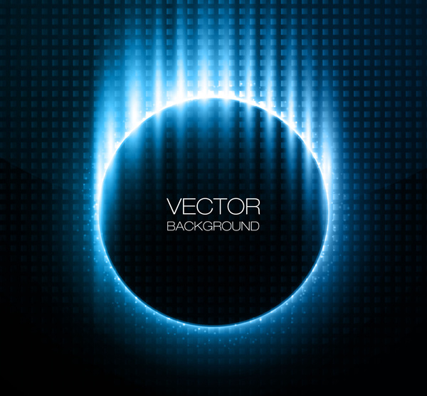 Blue Radiance futurista background vector
