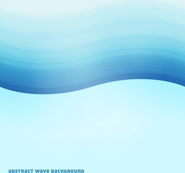 Blaue Welle abstrakten Hintergrund