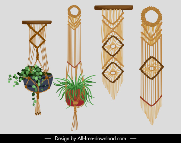 Бохо декоративные шаблоны вязания ретро элегантный племенной дизайн