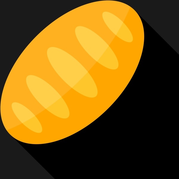 ícone de plana de pão