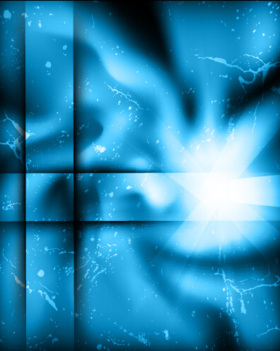 seni cerah biru abstrak latar belakang vektor