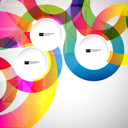 helle farbige Runde abstrakten Hintergrund