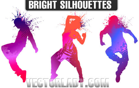 bright silhouettes