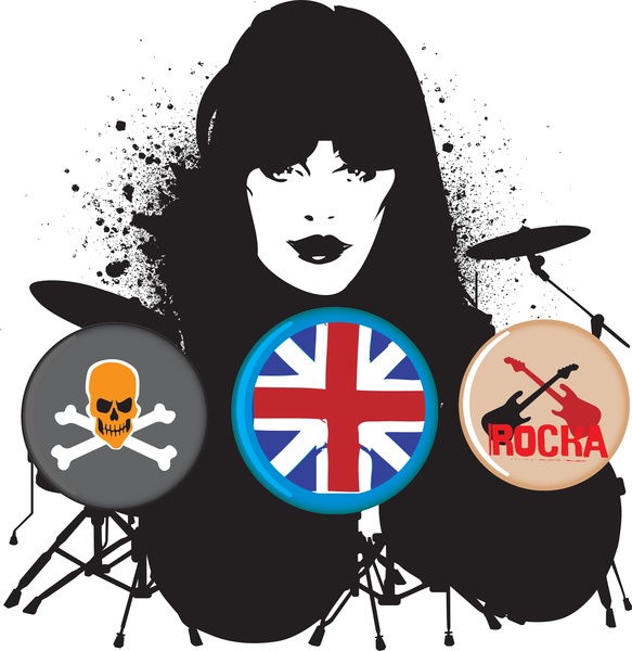Britischer Rocker-Vektor